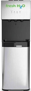 Silver and black water cooler